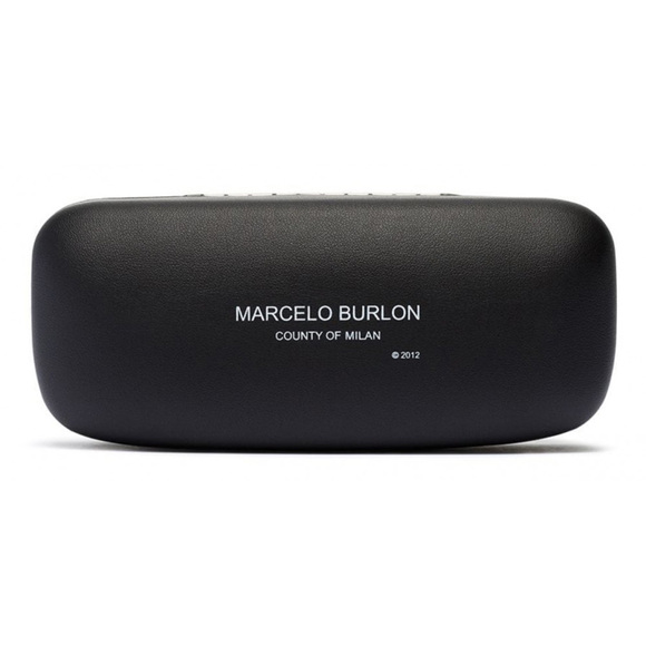 NWT Marcelo Burlon Maiten Black Grey 52mm Sunglasses